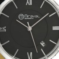 Miraval Damenarmbanduhr mit Datumsanzeige Lederarmband 33 mm