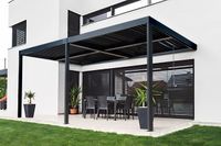 Bioklimatische Wandpergola, ca. 300 x 600 x 225 cm - Anthrazit 