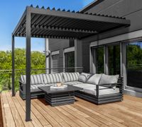 Bioklimatische Wandpergola, ca. 300 x 360 x 225 cm - Anthrazit