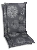 Sessel-Auflage hoch 2er Set
