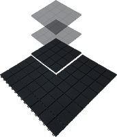 Universal-Bodenplatten - 8er-Set