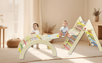 3-in-1 zusammenklappbares Regenbogen-Kletterset