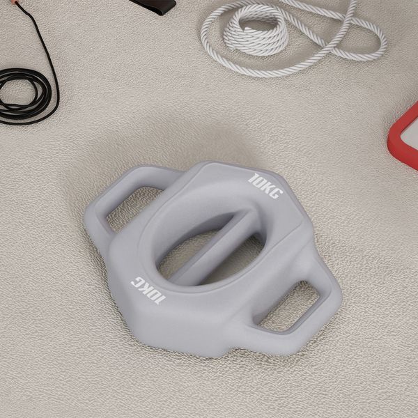 SPORTNOW 3-in-1 Hantel 10 kg Kugelhantel mit Griff Dumbbell für Gewichtstraining