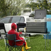 Kompressor Kühlbox 56L Kühlbox Auto 12/24V DC 240V AC bis -20°C für Lkw