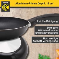 KRÜGER Aluminium Pfanne Delphi, 20 cm
