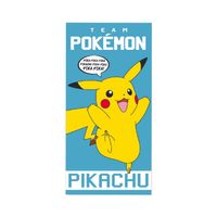 Pokémon Kinderhandtuch Baumwoll-Strandtuch Farbenfrohes Poolhandtuch, 70cm x 140cm