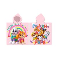 Paw Patrol Mikrofaser Poncho Weicher Kapuzenponcho für Kinder