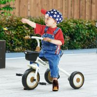 Dreirad, Kinderfahrrad mit Fahrradkorb, Kinderrad für Kinder 2-5 Jahre