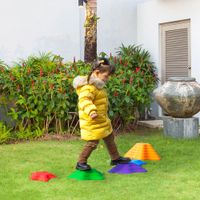 Flusssteine, 6-tlg. Stapelsteine, Balancespiel für 3-8 Jahre, Bunt