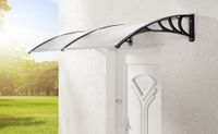 XXL Design-Vordach, ca. 200 x 100 x 28 cm - Transparent