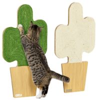 Kratzmatte Katze, 2er Set Katzenkratzbretter, Kratzbrett aus Juteseil
