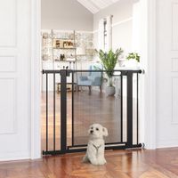 Hunde Türschutzgitter, Treppengitter, 75-103 cm Hundegitter ohne Bohren