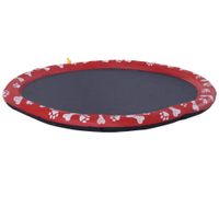 Hundepool für Hunde, Wassermatte Ø150 cm Hunde Planschbecken Rot