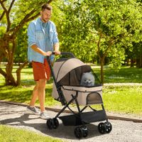 Hundebuggy Hundewagen für kleine Hunde Katzen Pet Stroller Oxford
