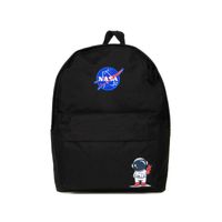 NASA Astronauten Rucksack für Kinder Schule Freizeit Schwarz