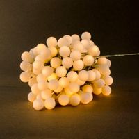 X4-LIFE LED Kugeln Lichterkette warm-weiß