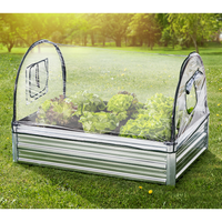 Gartenbeet mit Überdachung, ca. 200 x 80 x 80 cm