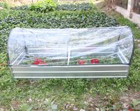 Gartenbeet mit Überdachung, ca. 300 x 80 x 80 cm
