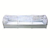 Gartenbeet mit Überdachung, ca. 300 x 80 x 80 cm