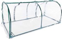 Tunnelgewächshaus  aus PVC und Stahl ca. 200x100x80 cm