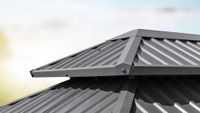 Aluminium BBQ Pavillon , ca. 292 x 179 x 262 cm - Anthrazit