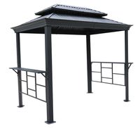 Aluminium BBQ Pavillon , ca. 292 x 179 x 262 cm - Anthrazit