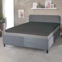 Mikro-Interlock Jersey-Topper-Spannbetttuch - ca. 180 - 200 x 200 cm
