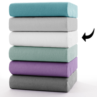 Premium-Jersey-Spannbetttuch - ca. 180 - 200 x 200 cm