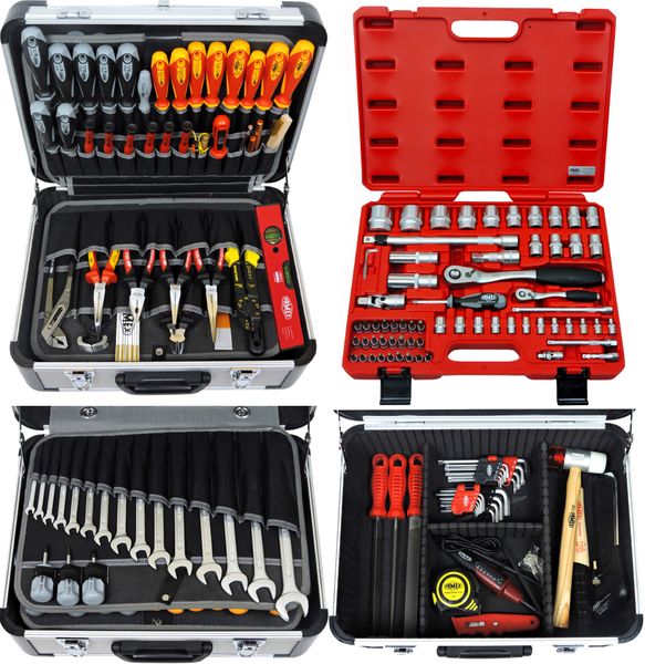 Profi Werkzeugkoffer mit Werkzeug Set Professional