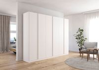 Monostar Drehtürenschrank, 6-türig, Alpinweiß