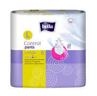 bella Control Pants weiß Large 6 Stück