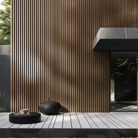 HOME DELUXE WPC Fassadenverkleidung DUVAR – Teak 20 m²