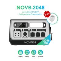 Balkonkraftwerk Mobile Batteriespeicher NOVB-2048 - 2048Wh / inkl. Gratis Smart Plug