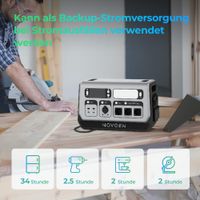 Balkonkraftwerk Mobile Batteriespeicher NOVB-2048 - 2048Wh / inkl. Gratis Smart Plug