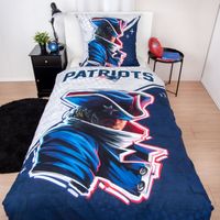 NFL Patriots Bettwäsche Größe 80x80 + 135x200 cm