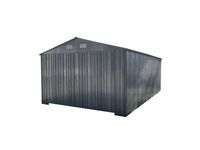 Metallschuppen/ Metallgarage ALASKA, ca. 580 x 345 x 240 cm - Anthrazit