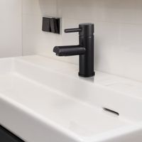 HOME DELUXE Waschtischarmatur FLOWY – Schwarz