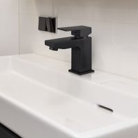 HOME DELUXE Waschtischarmatur AQUATIC – Schwarz