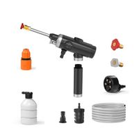 Autowaschpistole CZ013 6000 mAH schwarz - Auto Boden Fenster Pflanzen - Wasserpistole