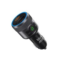 Bluestar Transmitter FM mit Audladefunktion in Grau QC3.0 PD 42W LED Bluetooth