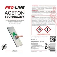 Technisches Aceton 500 ml Spray entfernt Farb-, Lack-, Wachs- und Teerückstände