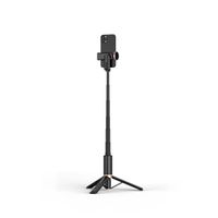 XO Selfie-Stick Stativ mit Bluetooth Verbindung in Schwarz 72 cm Tragbar &amp; Rotierbar