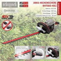 Akku-Heckenschere C-HT570-X Set S2