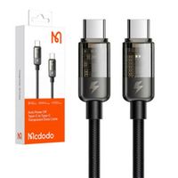 USB-C zu USB-C Schnellladekabel 100W PD – 1,2 m - Schwarz