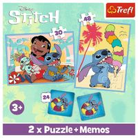 Lilo &amp; Stitch 3-in-1 Puzzle &amp; Memory Spielspaß für Kinder