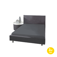 Jersey-Spannbetttuch 2er-Pack