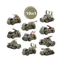 10-in-1 75 teiliges Zerlegbare Spezialkräft Militärische Fahrzeuge