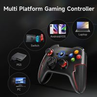 EasySMX 9013 Pro Bluetooth- und Wireless-Controller mit Hall-Trigger Schwarz