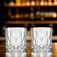 6 teiliges Set 350ml Gläser Whiskey Cocktail Chivas Kristall Timeless Retro