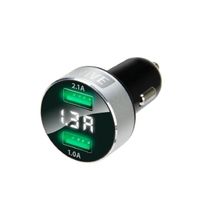 Dual USB Smart Charging Autoladegerät Ladegerät mit Display